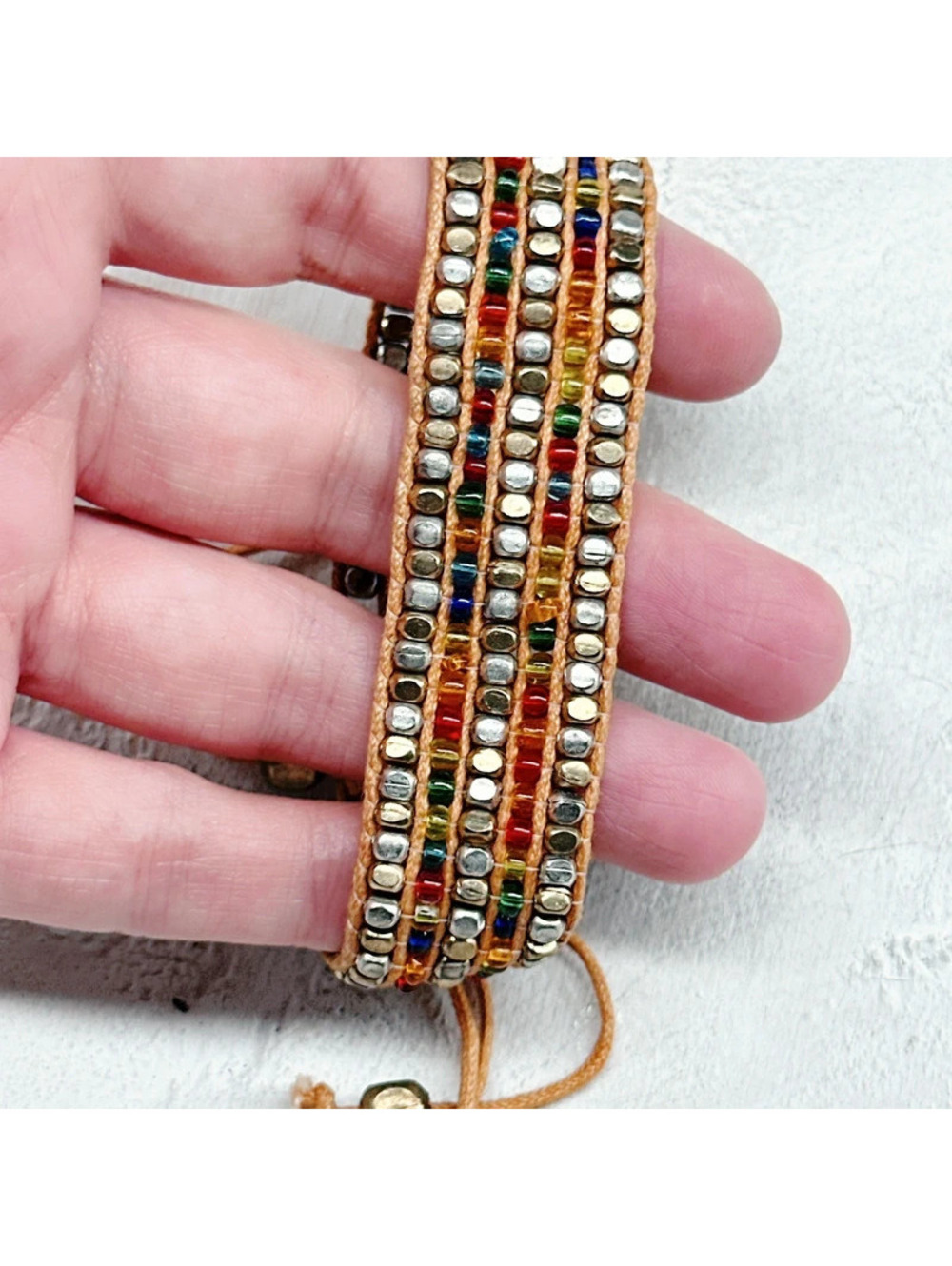 815mc. Bronze Adjustable Bracelet